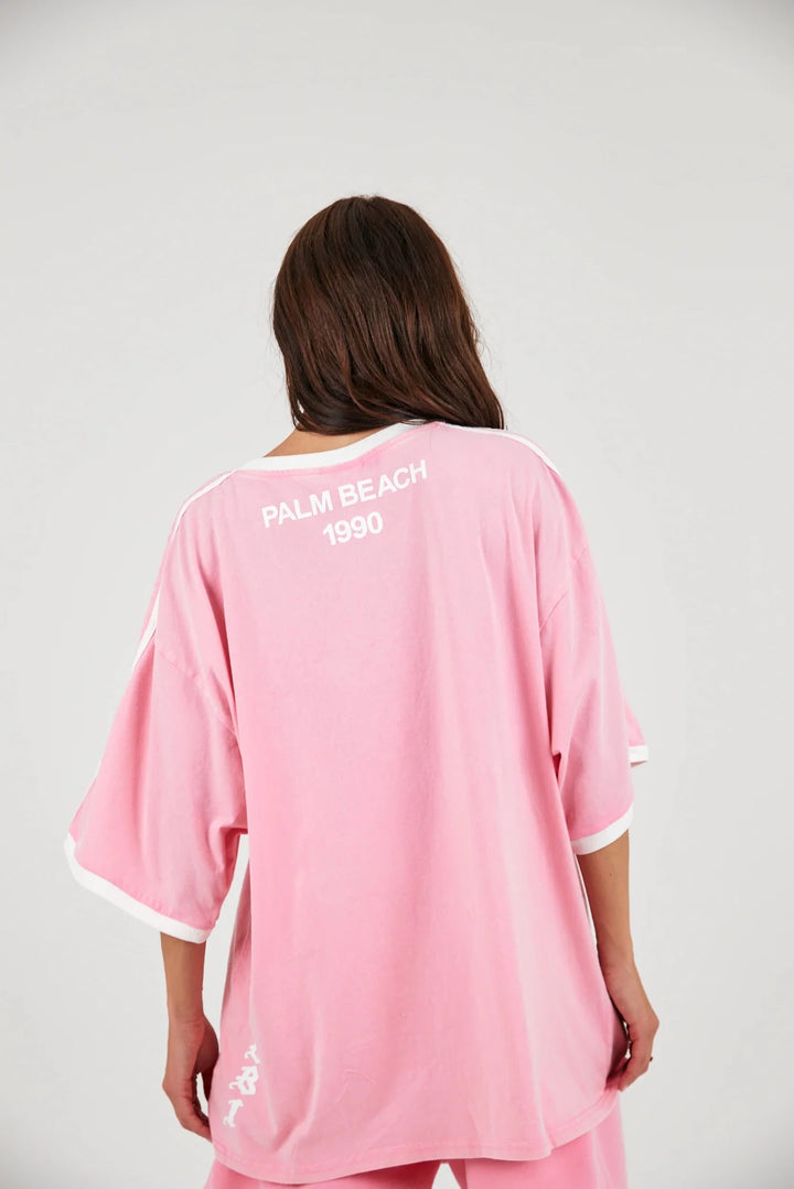 Sabbi The Very Oversized Hibiscus Tee - Pink - Meadow Collectivet shirt
