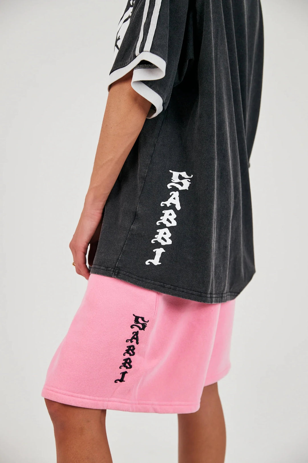 Sabbi The Very Oversized Hibiscus Tee - Washed Black - Meadow Collectivet shirt