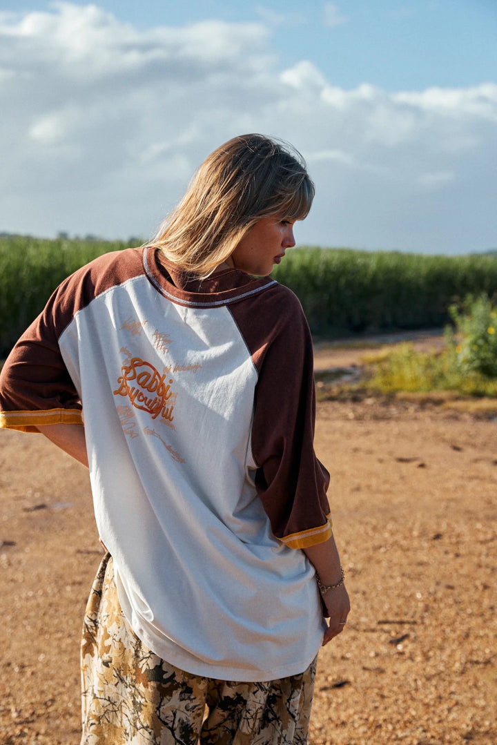 Sabbi The Very Oversized Lucky Duck Raglan Tee - Meadow Collectiveraglan tee