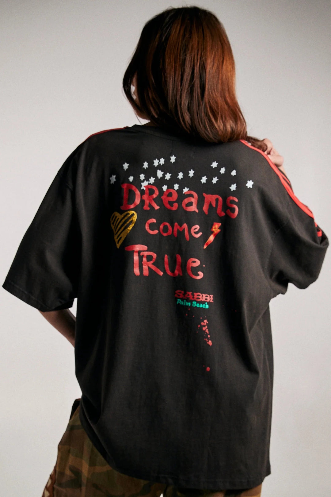 Sabbi The Very Oversized Zebra Dreams Tee - Black - Meadow Collectivet shirt