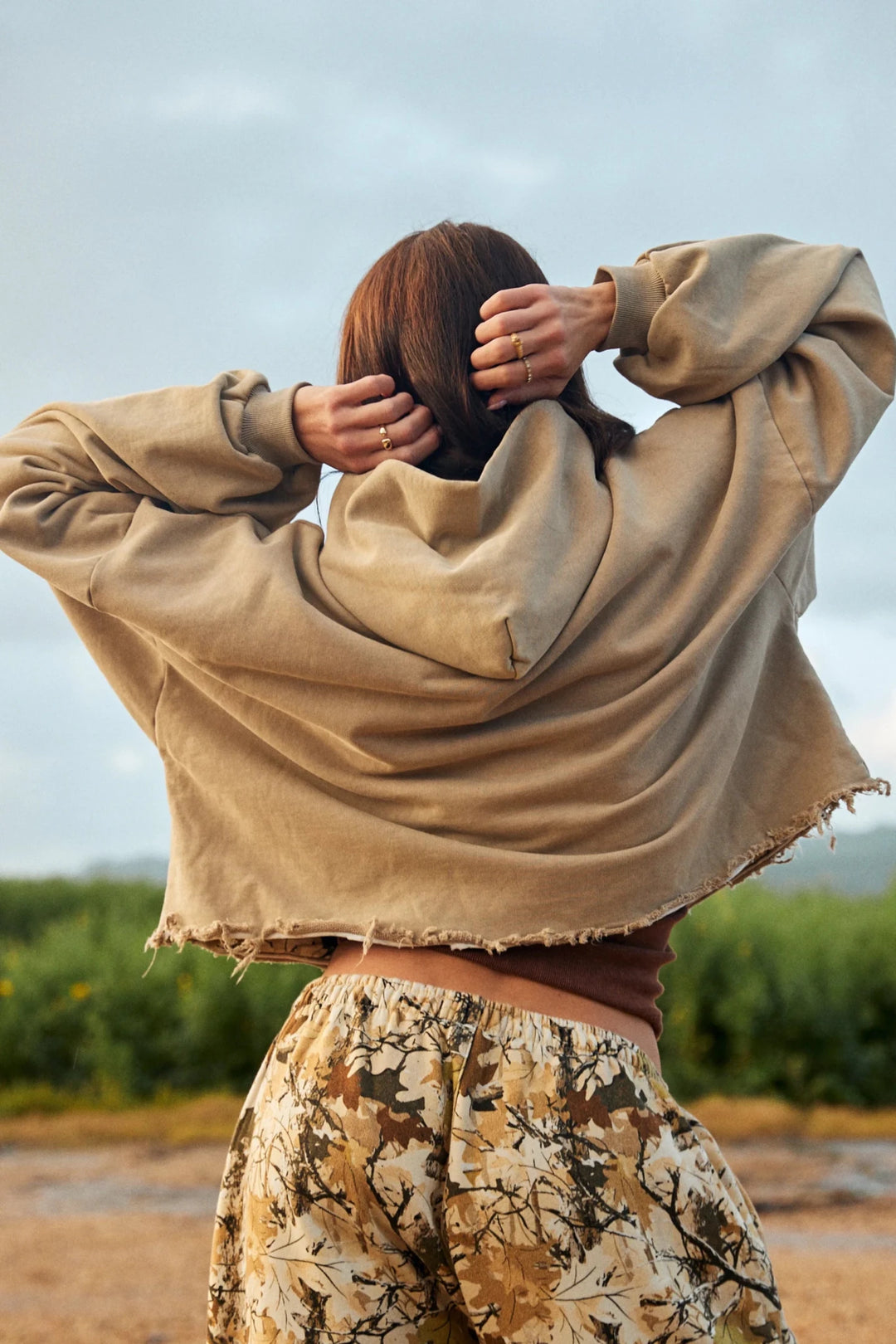 Sabbi Trees Company Crop Hoodie - Meadow Collectivehoodie
