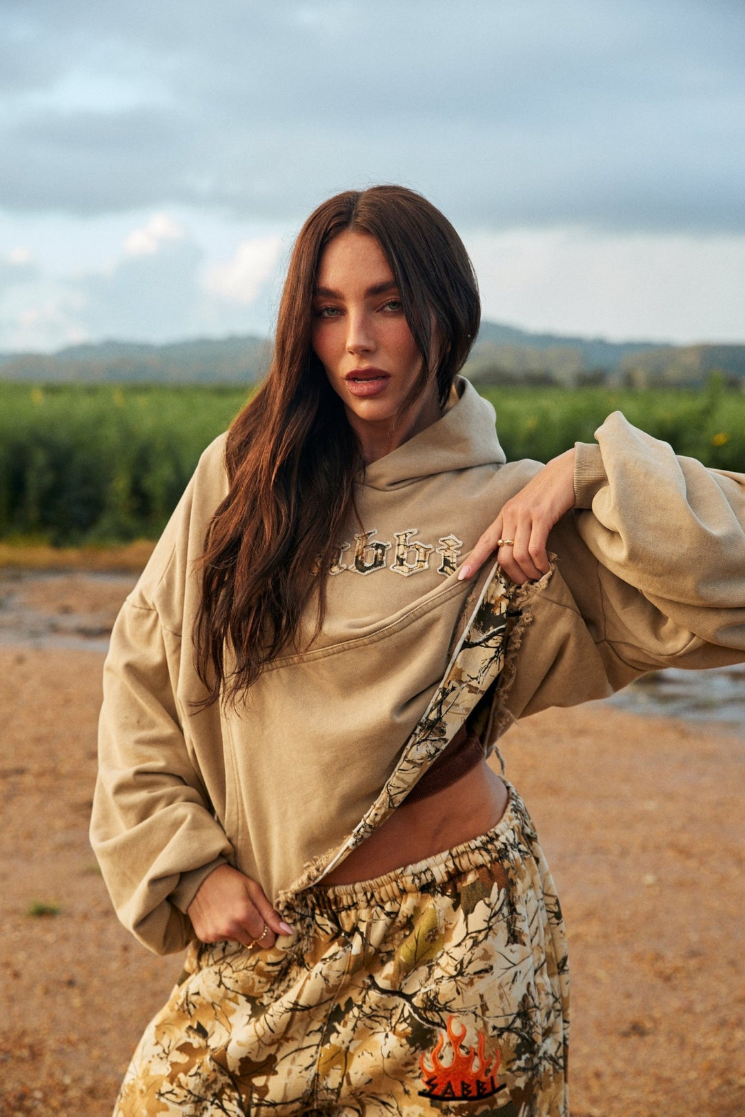Sabbi Trees Company Crop Hoodie - Meadow Collectivehoodie