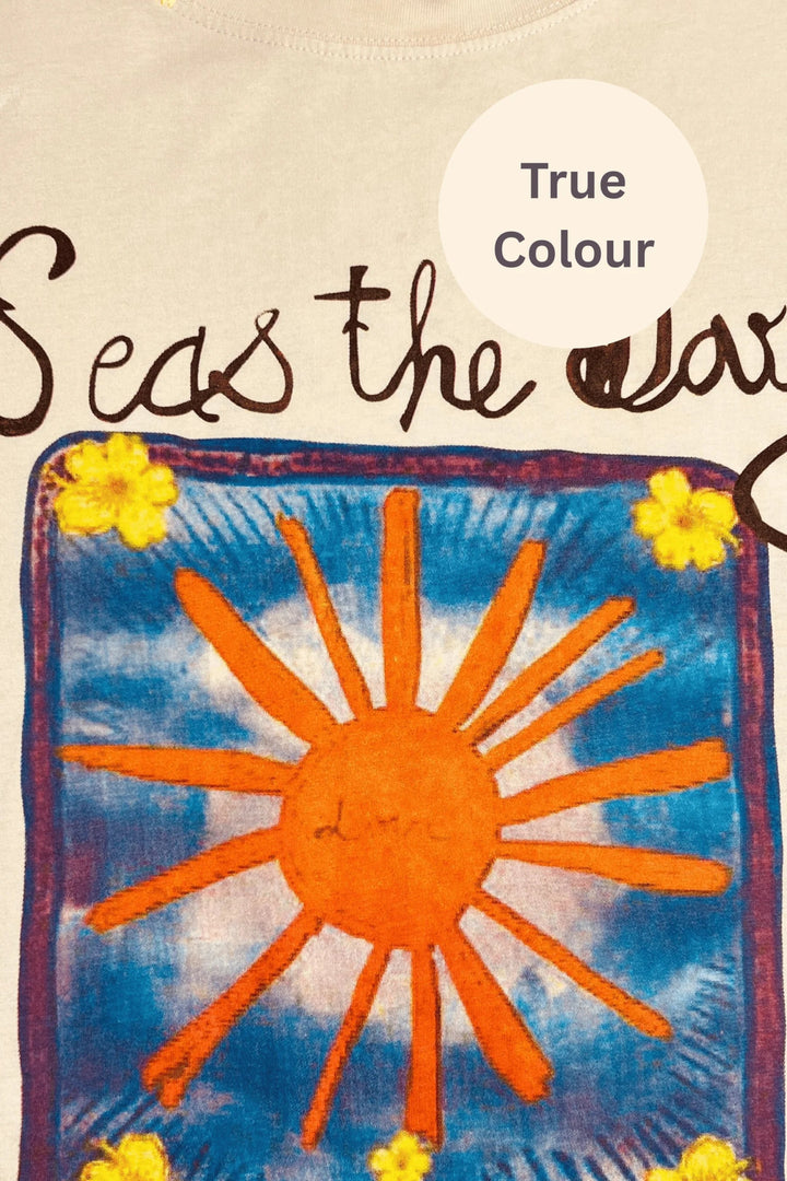 Sabbi Very Oversized Seas The Day Hotel Tee - Sand - Meadow Collectivegraphic tee