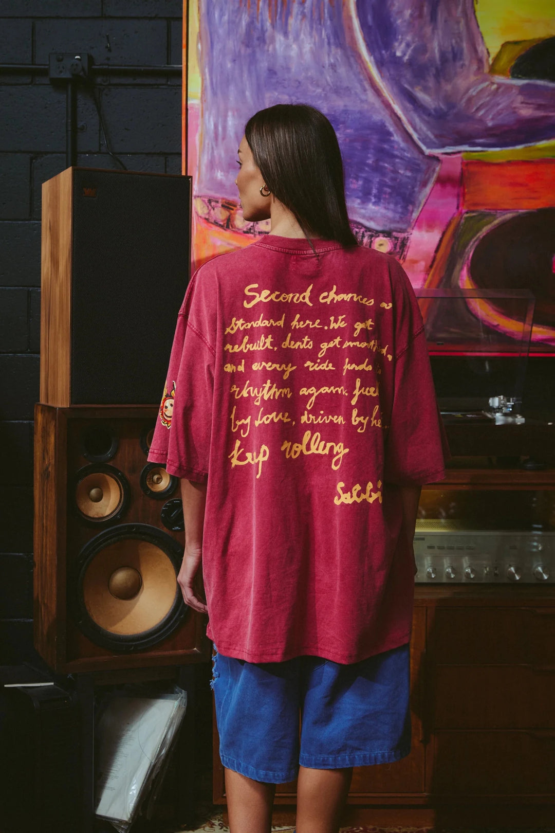 Sabbi Very Oversized You Are Electric Tee - Meadow Collectiveoversized tee