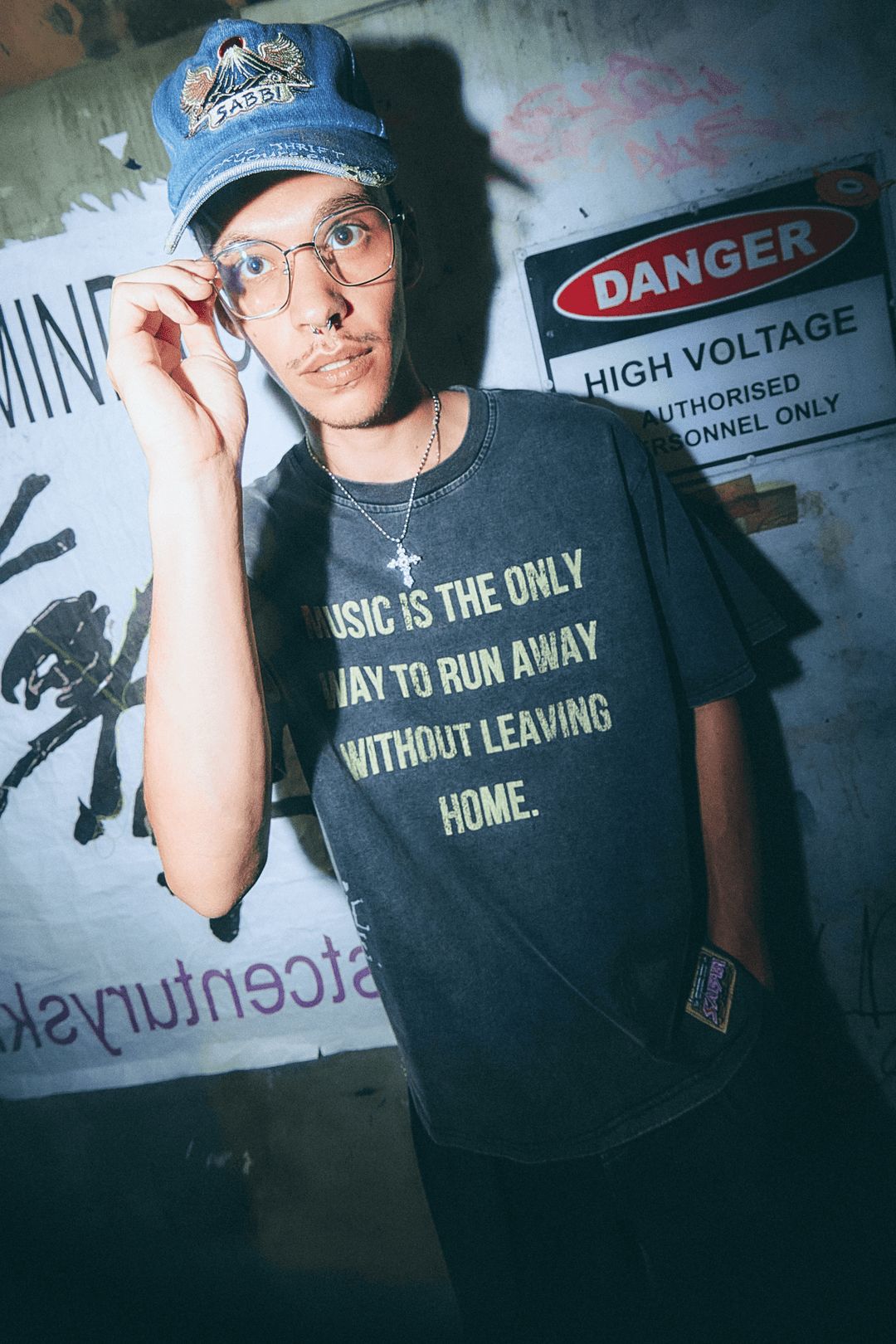 The Vinyl Shop Tee - Black