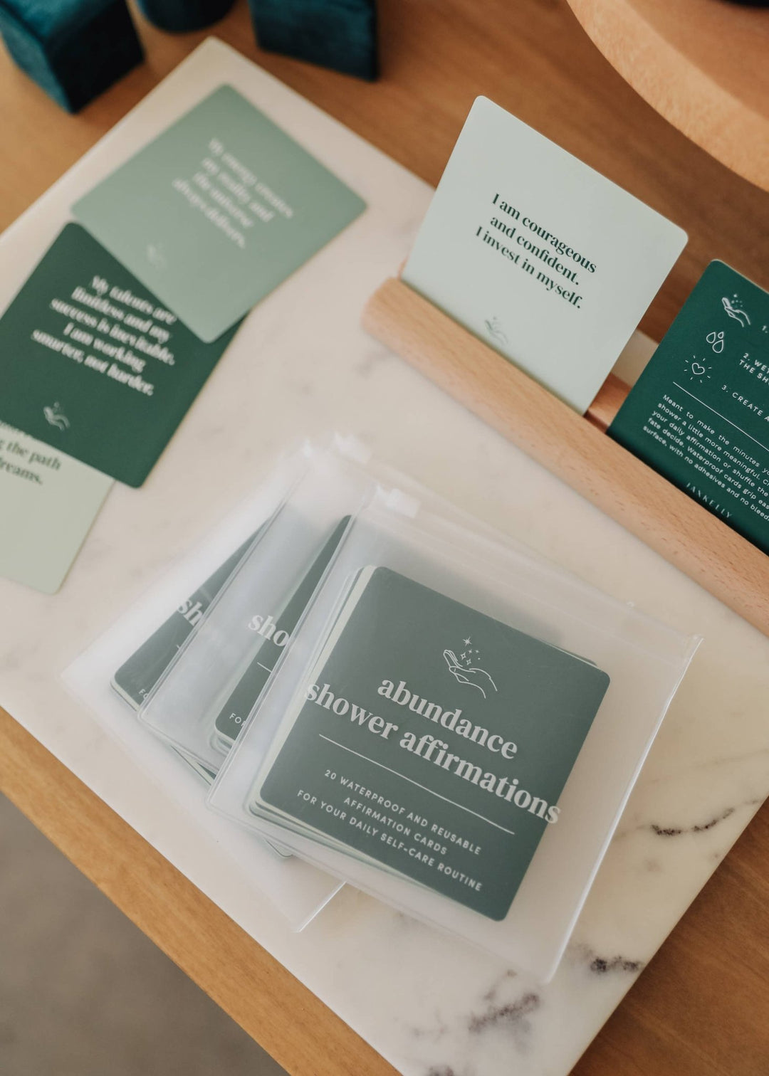 Shower Affirmation™ Cards - Abundance - Meadow Collectivegifts