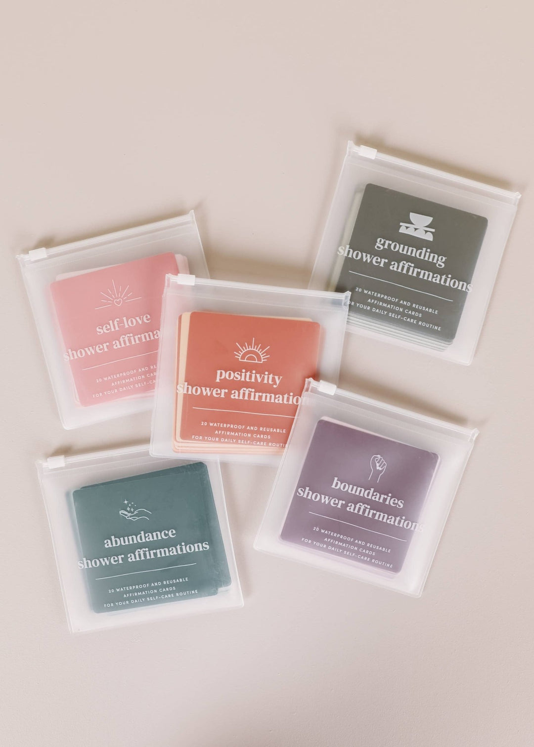 Shower Affirmation™ Cards - Abundance - Meadow Collectivegifts