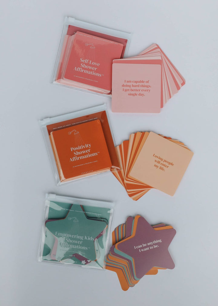 Shower Affirmation™ Cards - Positivity - Meadow Collectiveself care