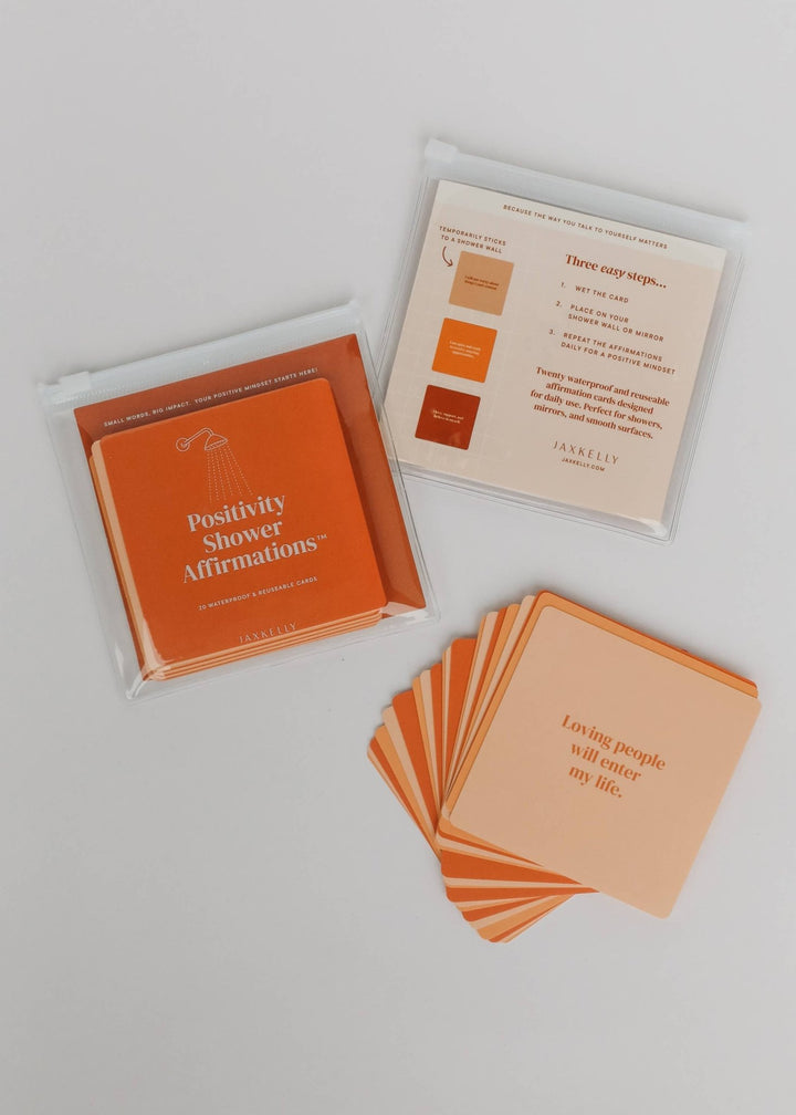 Shower Affirmation™ Cards - Positivity - Meadow Collectiveself care