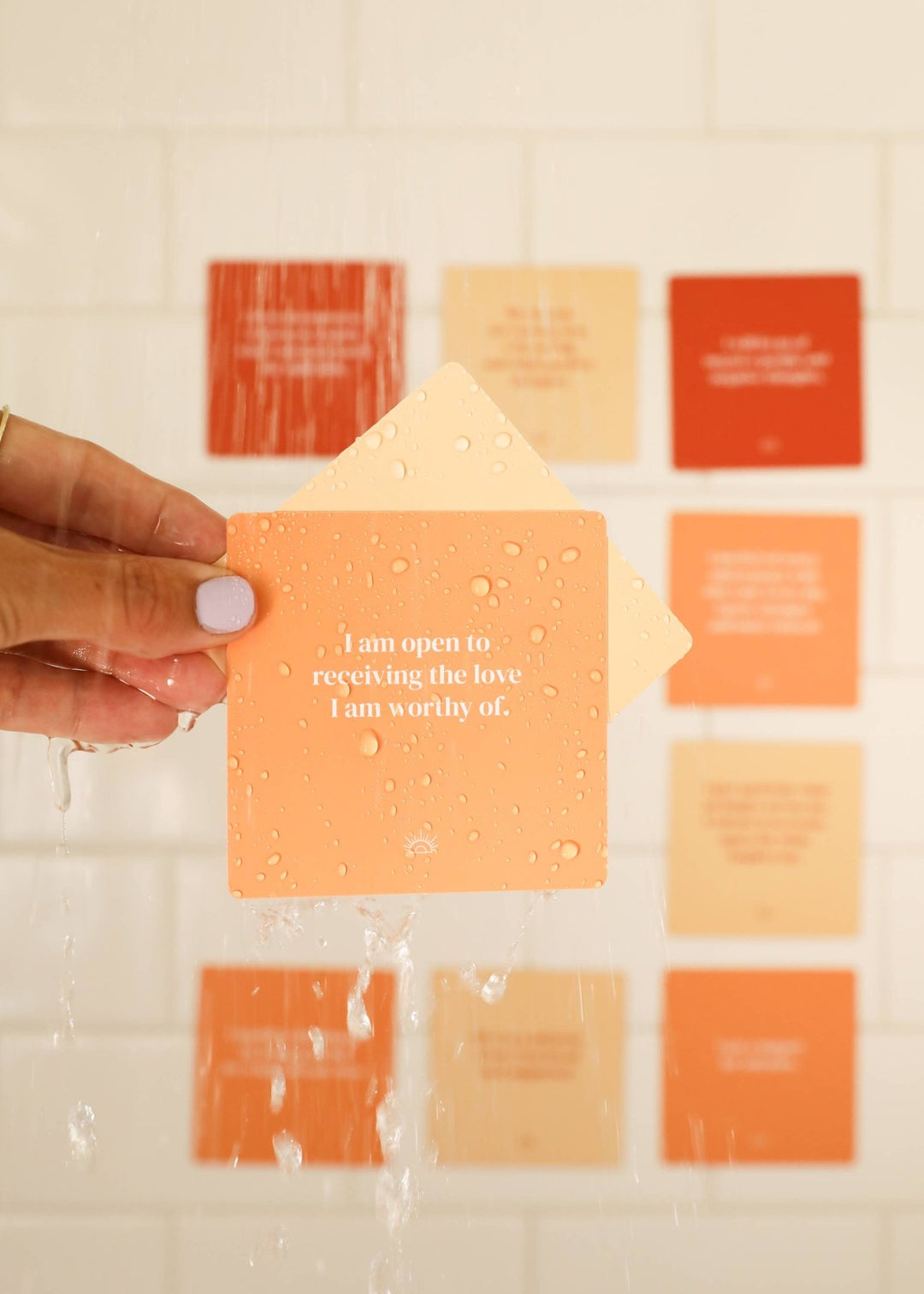Shower Affirmation™ Cards - Positivity - Meadow Collectiveself care