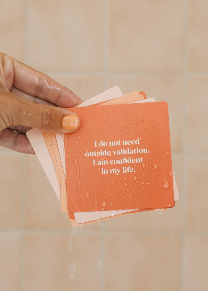 Shower Affirmation™ Cards - Positivity - Meadow Collectiveself care