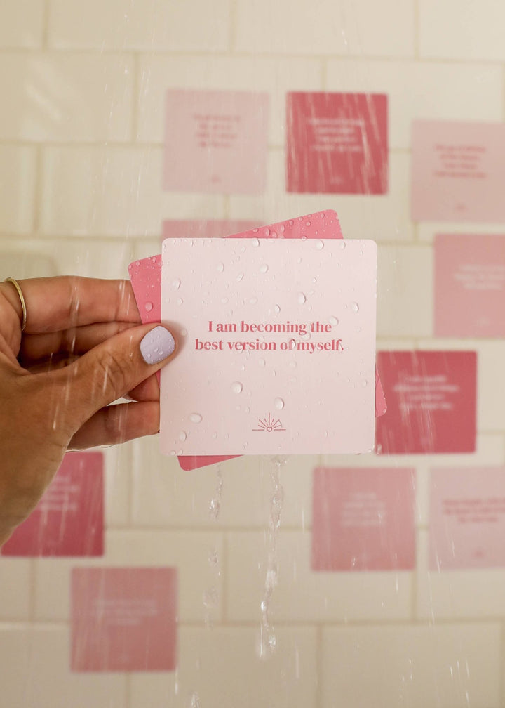 Shower Affirmation™ Cards - Self Love - Meadow Collectiveself care