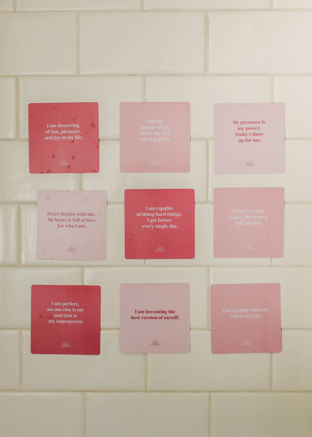 Shower Affirmation™ Cards - Self Love - Meadow Collectiveself care