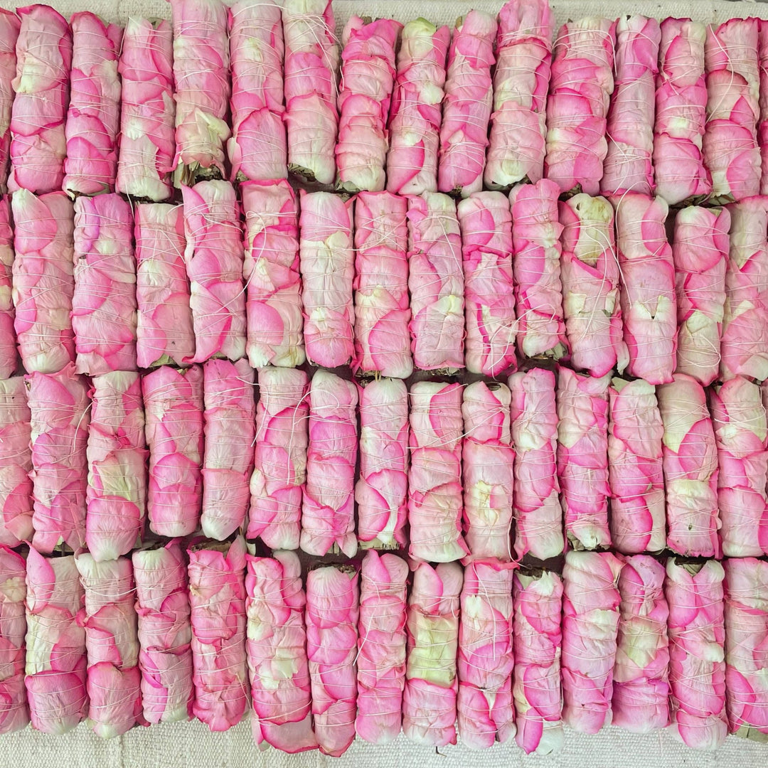 Small Blush Rose Petal and Eucalyptus Bundle - Meadow Collectiveincense
