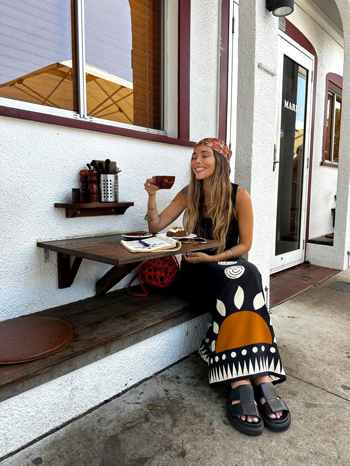 Solstice - Black Maxi Skirt