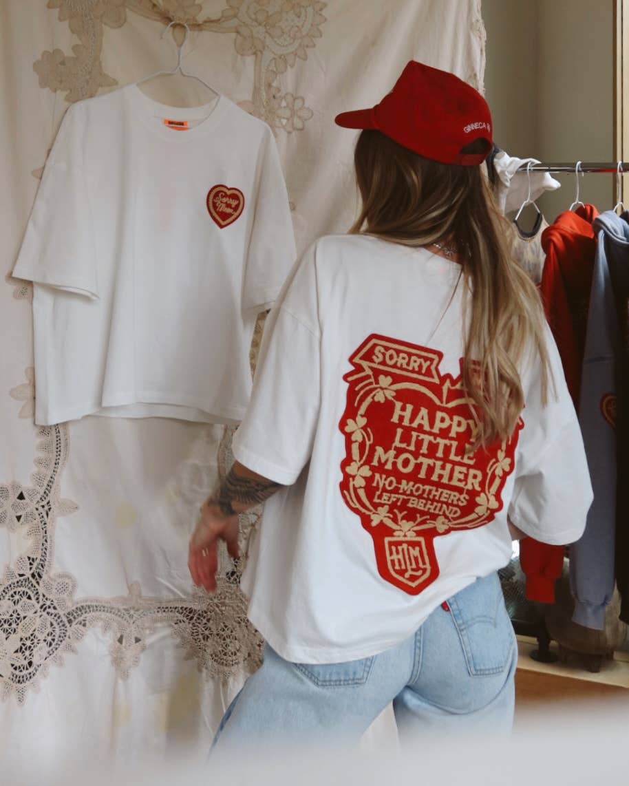 Sorry Mom Tee - Happy Little Mother - Meadow Collectiveoversized tee