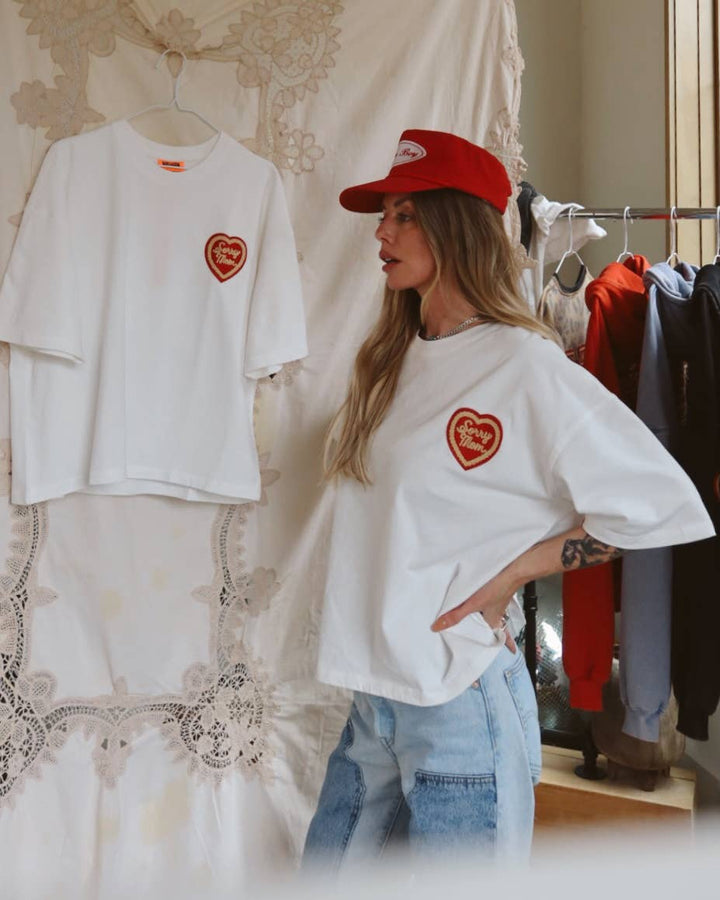 Sorry Mom Tee - Happy Little Mother - Meadow Collectiveoversized tee