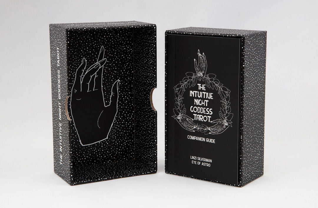 Special Gilded Edition: The Intuitive Night Goddess Tarot - Meadow Collectivetarot cards