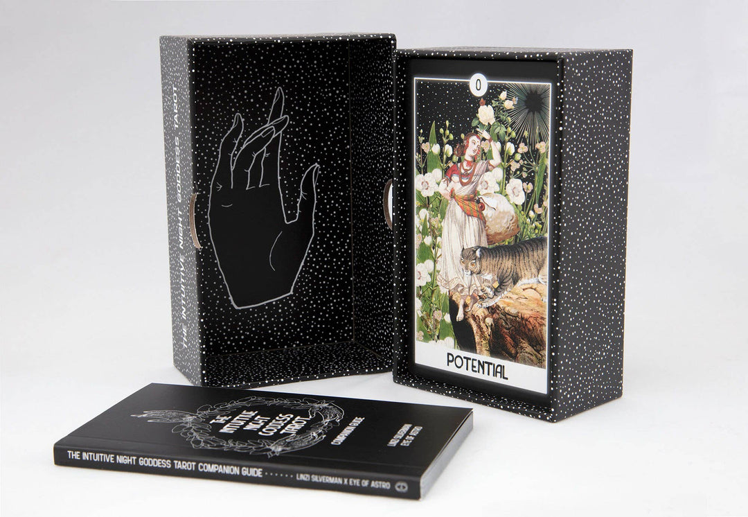 Special Gilded Edition: The Intuitive Night Goddess Tarot - Meadow Collectivetarot cards