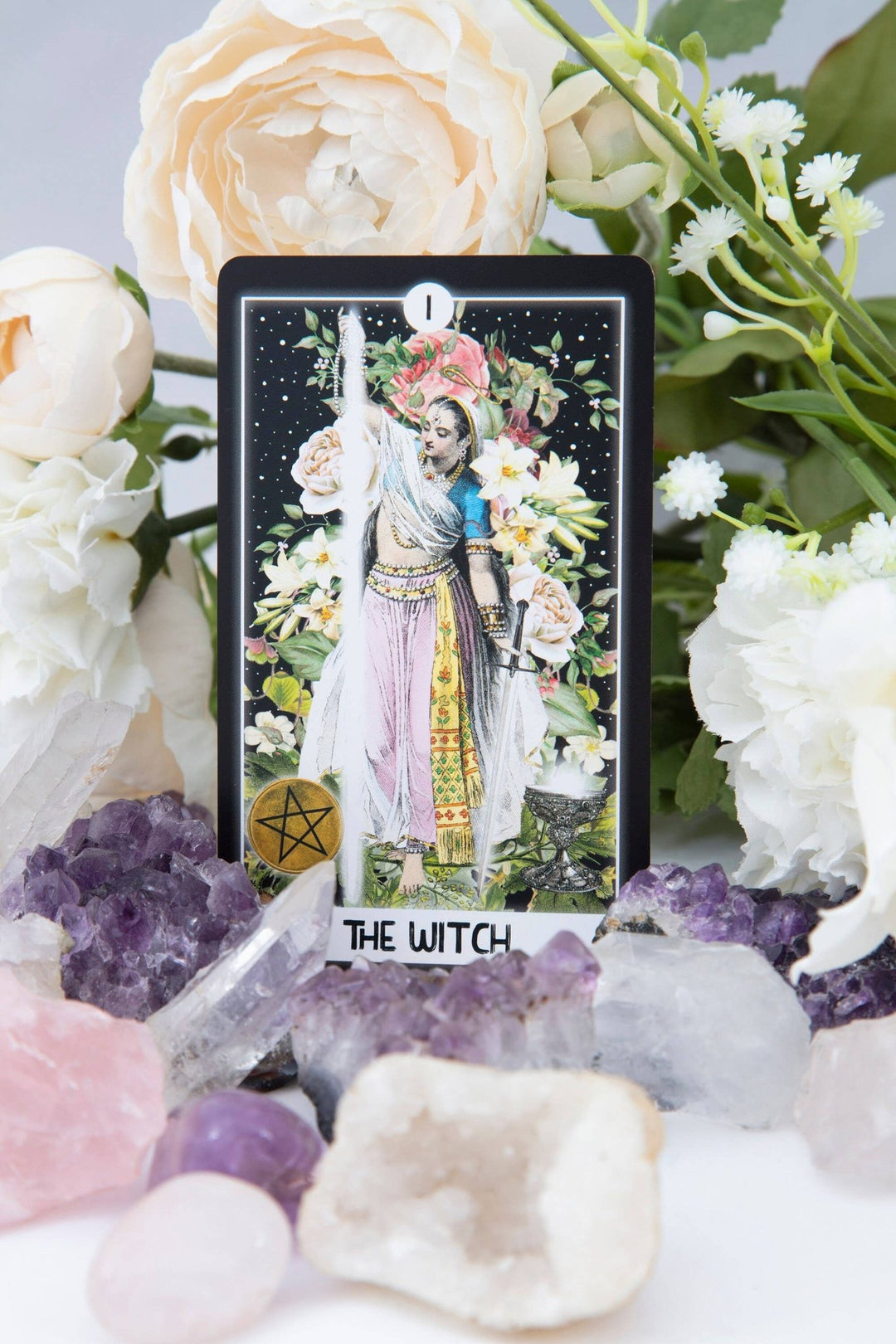 Special Gilded Edition: The Intuitive Night Goddess Tarot - Meadow Collectivetarot cards