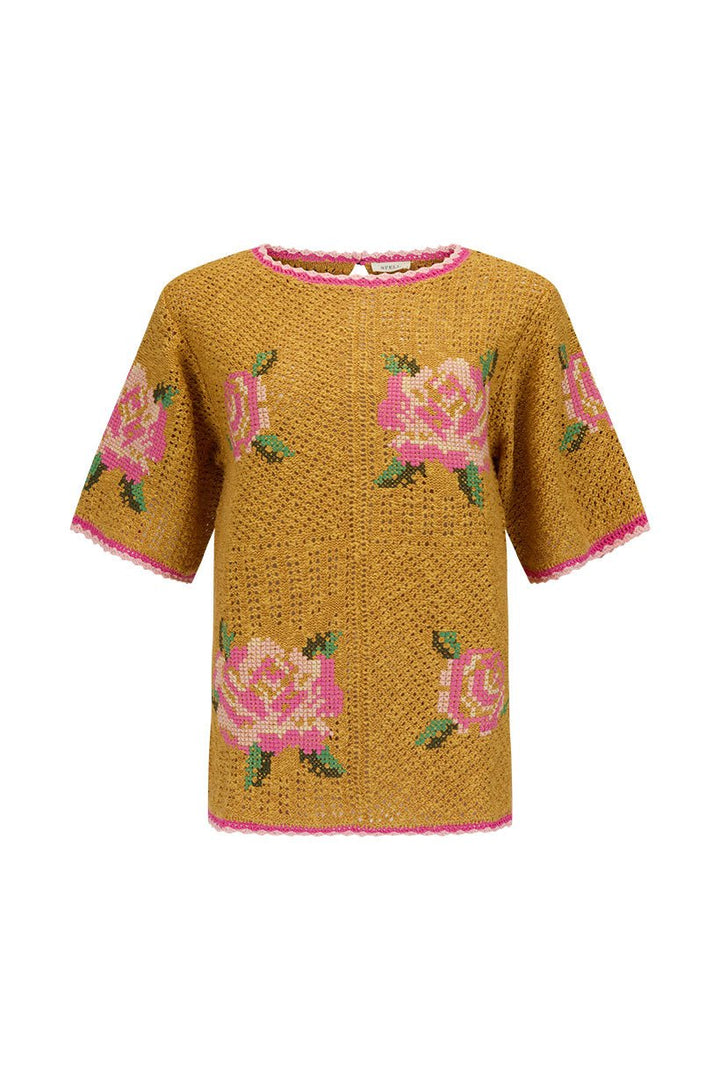 Spell Coastal Granny Top - mustard - Meadow CollectiveTop