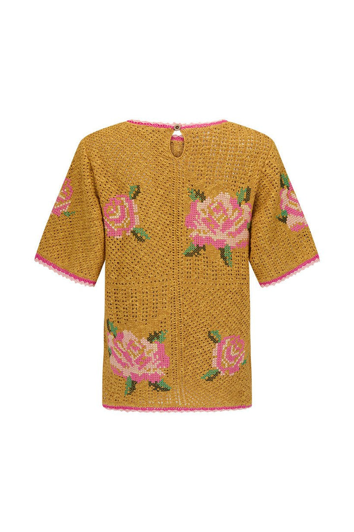 Spell Coastal Granny Top - mustard - Meadow CollectiveTop