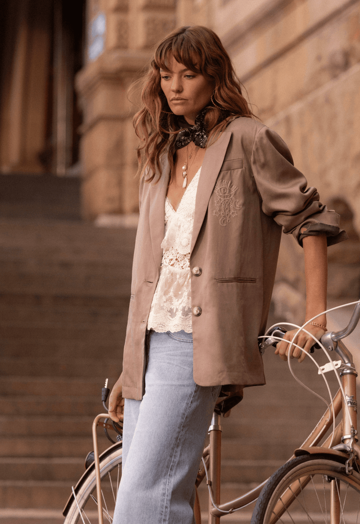 Spell Dallas Blazer - Smokey Taupe - Meadow Collectiveblazer