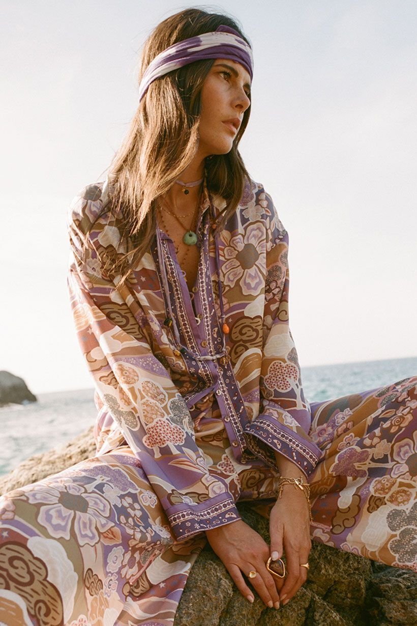 Spell Dancing Valley Shirt - Violet - Meadow Collective