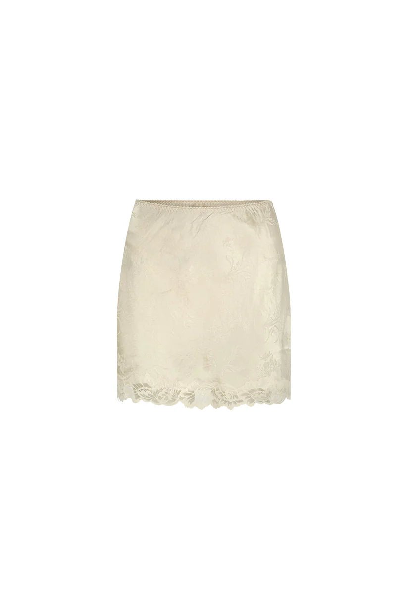 Spell Dubois Bias Mini Skirt- Pearl - Meadow Collectivemini skirt
