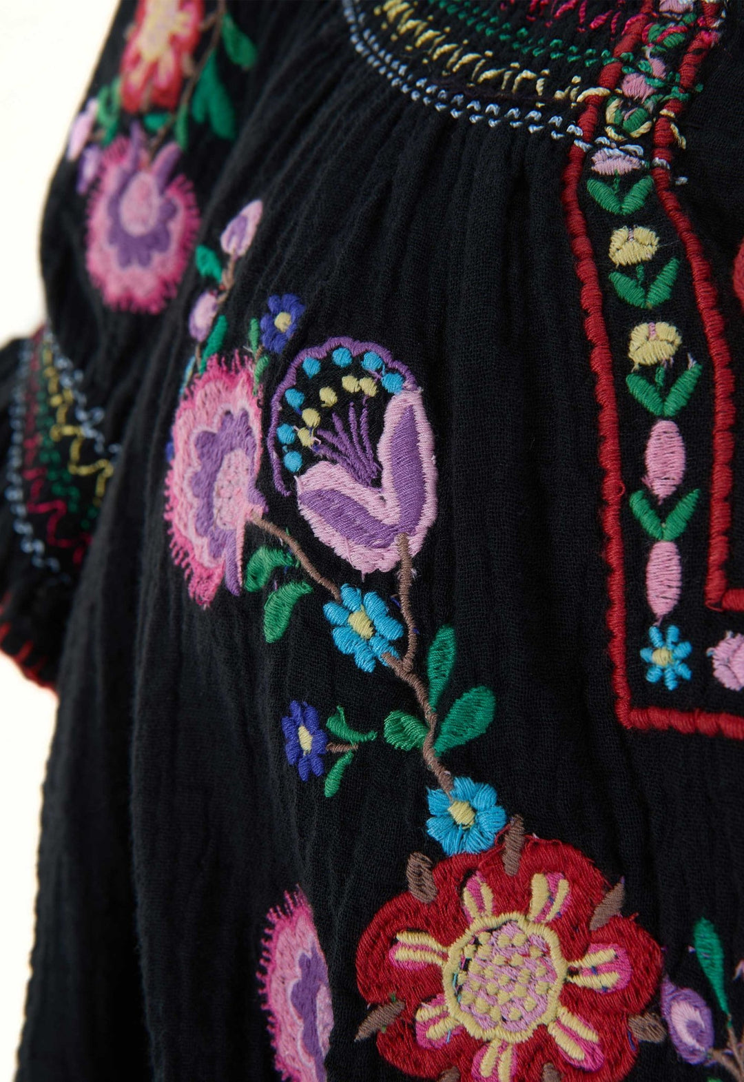 Spell Feliz Crop Blouse- Woodland Black - Meadow Collectiveblouse