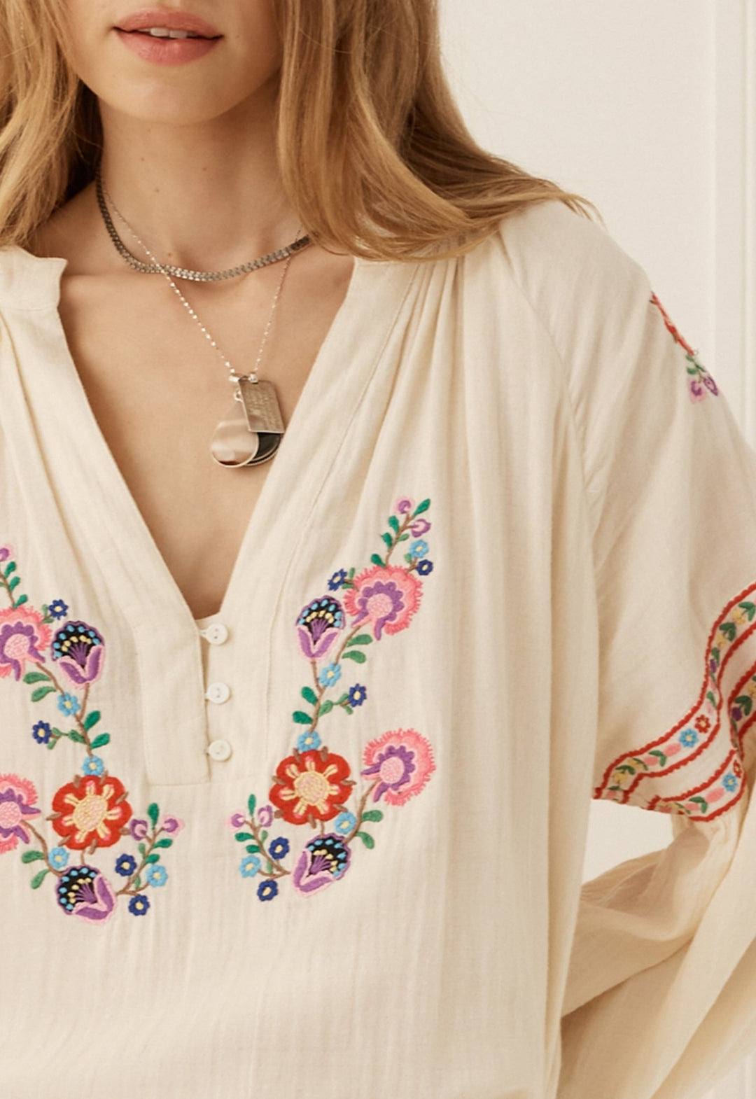 Spell Feliz Tunic Dress- Vintage Cream - Meadow Collectivetunic dress