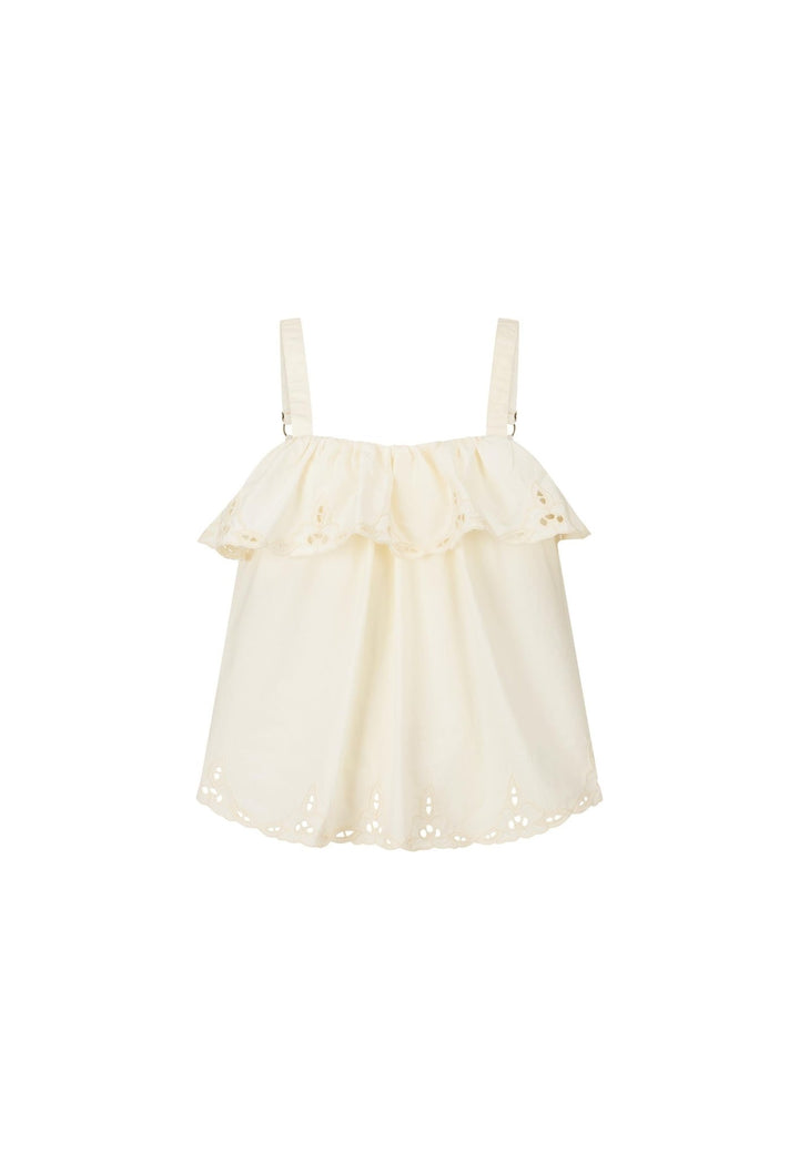 Spell Fleur De Lis Cami - Ivory - Meadow CollectiveTops