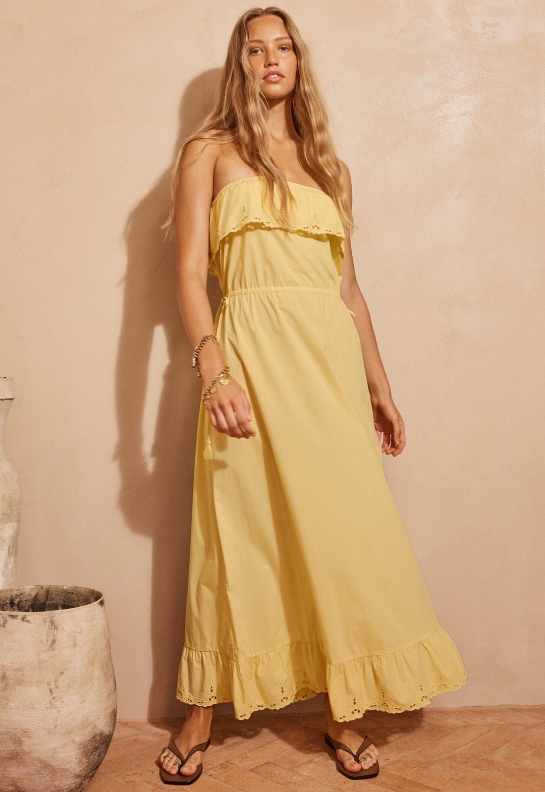 Spell Fleur De Lis Midi Dress - Citrus Sun - Meadow CollectiveDresses