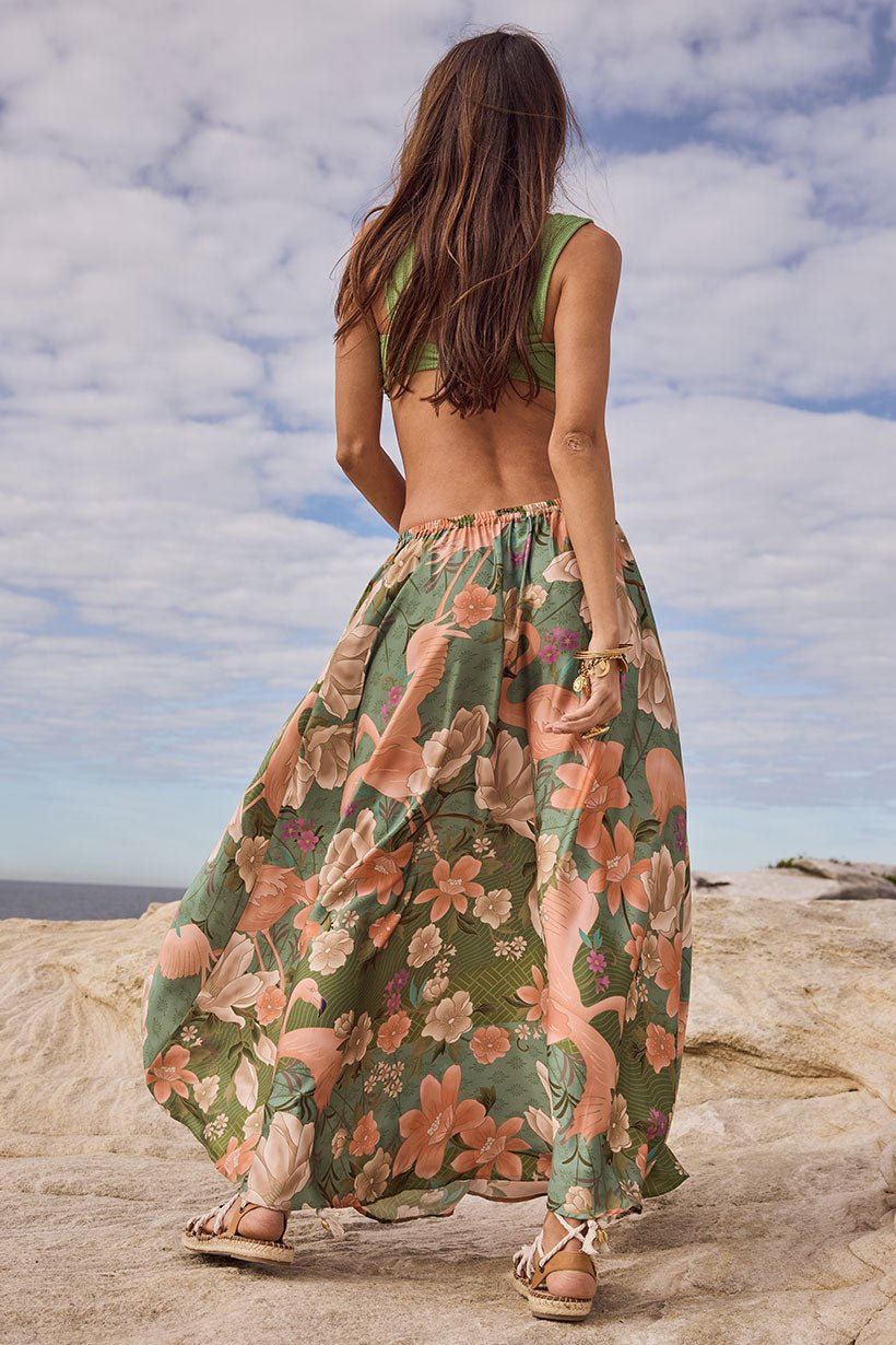 Spell Floridian Maxi Skirt - Sage - Meadow CollectiveMaxi Skirt