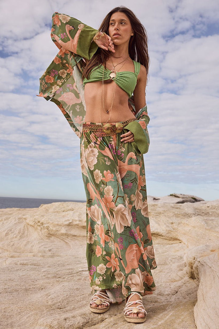 Spell Floridian Maxi Skirt - Sage - Meadow CollectiveMaxi Skirt