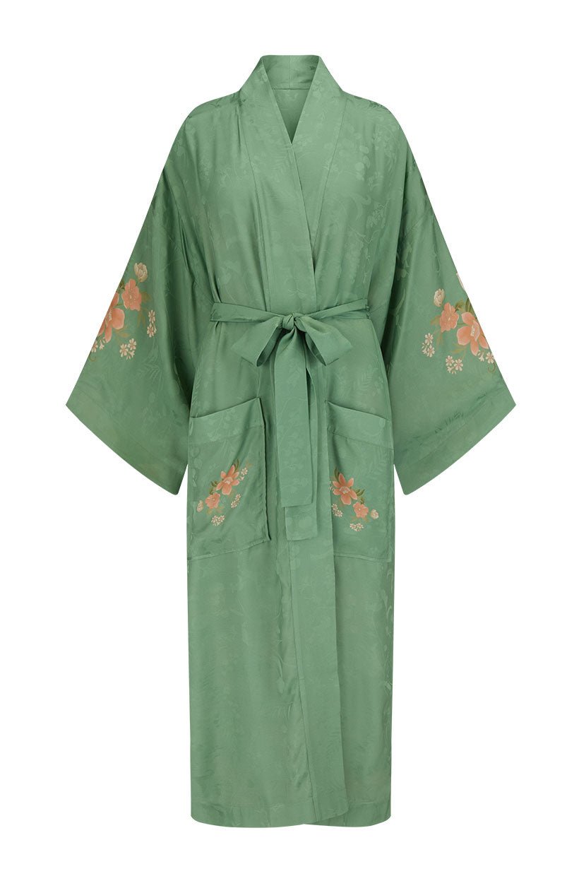 Spell Floridian Reversible Robe - Sage - Meadow Collectivekimono robe