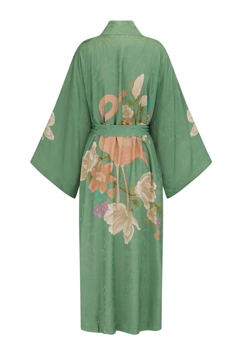 Spell Floridian Reversible Robe - Sage - Meadow Collectivekimono robe