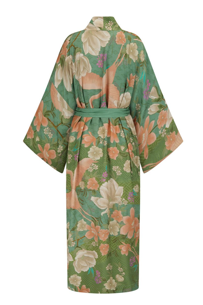Spell Floridian Reversible Robe - Sage - Meadow Collectivekimono robe