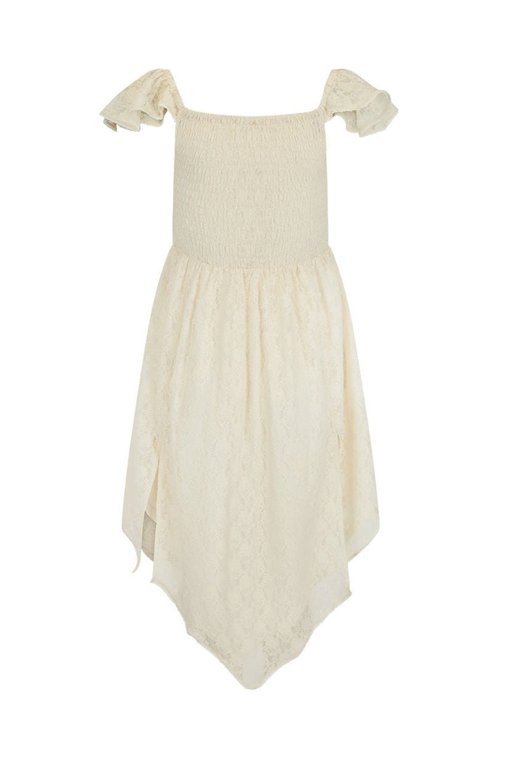 Spell Glastonbury Lace Dress - White - Meadow Collectivemidi dress
