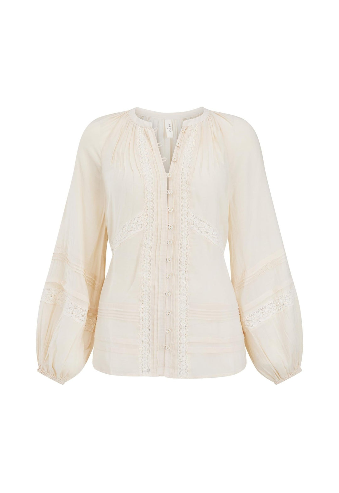 Spell Hera Lace Blouse - Macadamia - Meadow Collectiveblouse