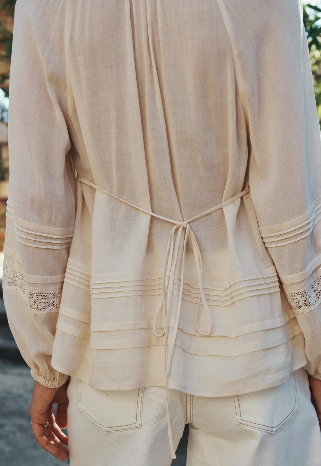 Spell Hera Lace Blouse - Macadamia - Meadow Collectiveblouse