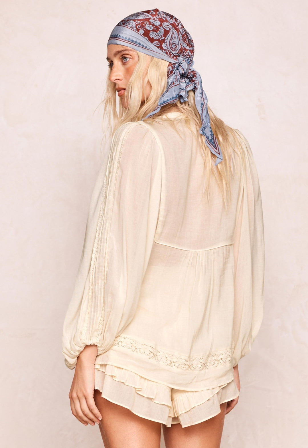 Spell Ines Boho Blouse - Light Sand - Meadow CollectiveTops