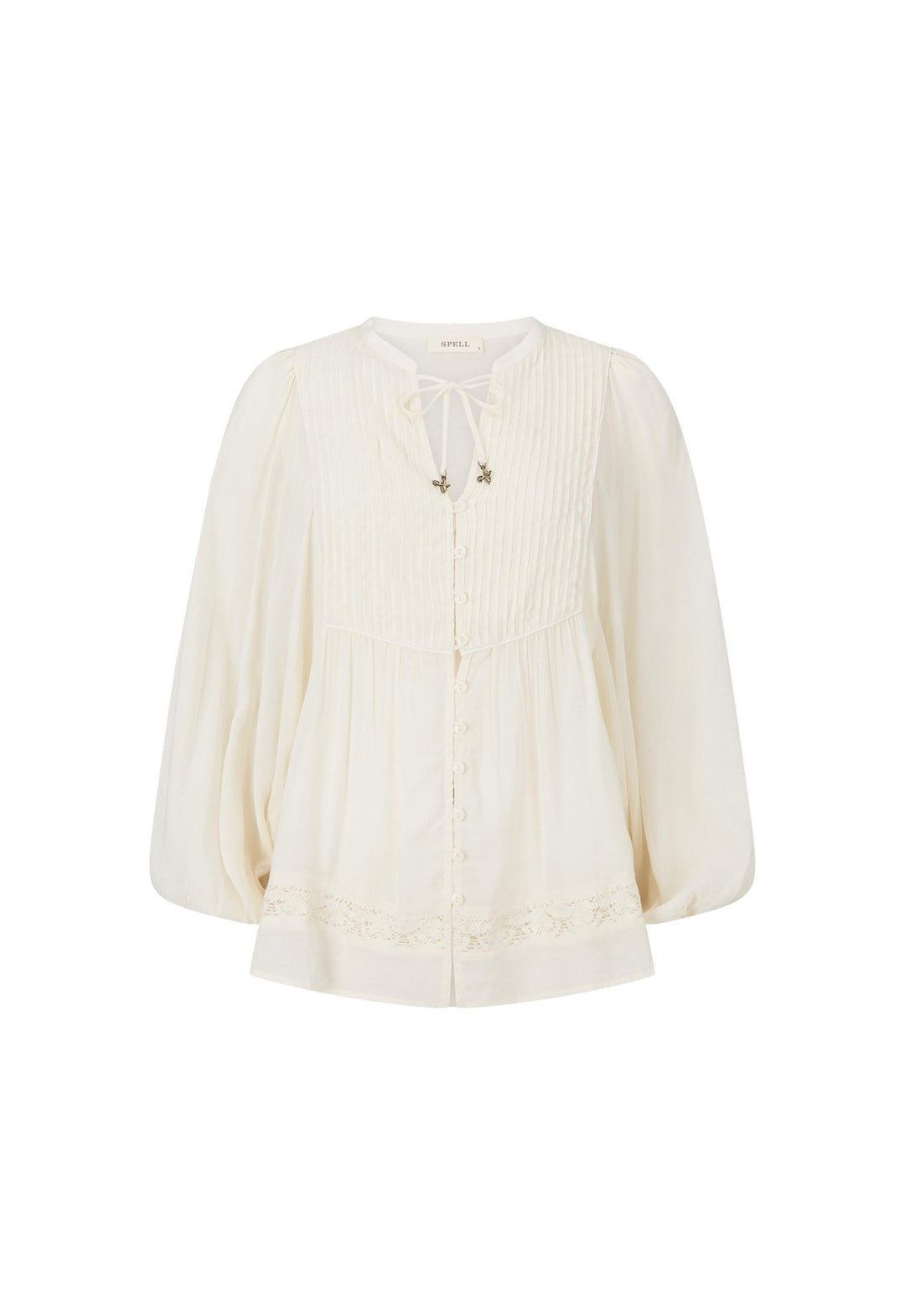 Spell Ines Boho Blouse - Light Sand - Meadow CollectiveTops