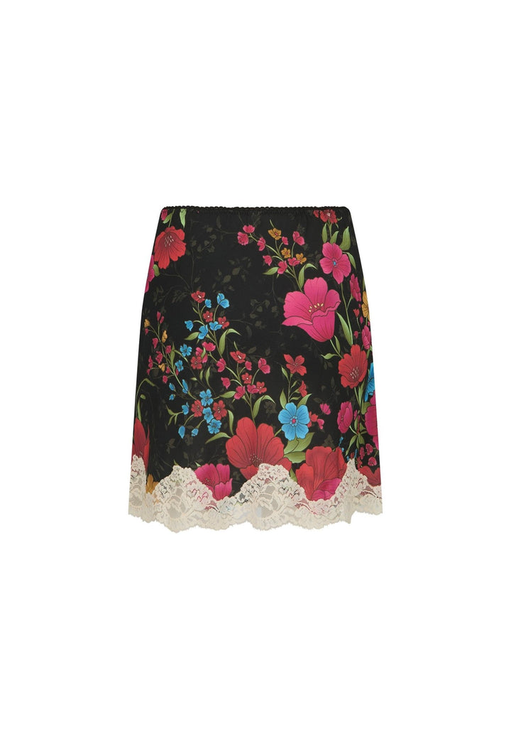 Spell Isola Lace Mini Skirt - Midnight Bloom - Meadow CollectiveSkirts