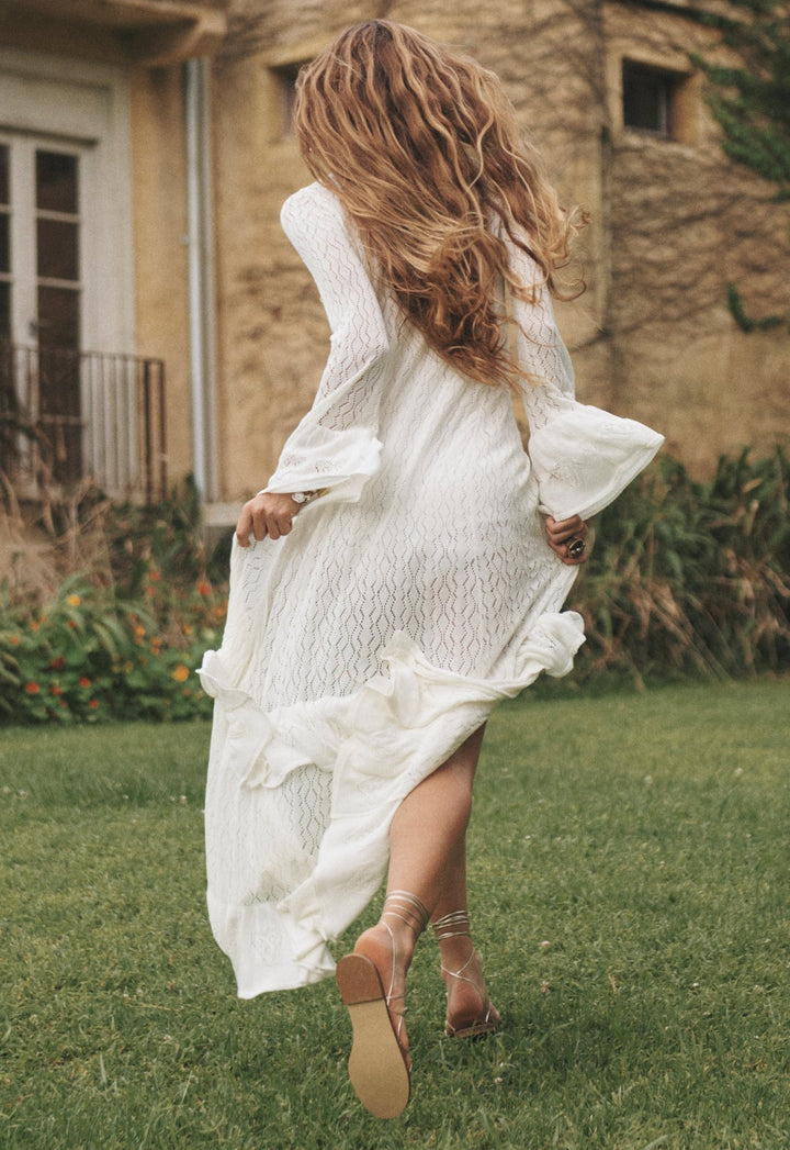 Spell Jessa Pointelle Duster - Vintage Cream - Meadow Collectivecardigan
