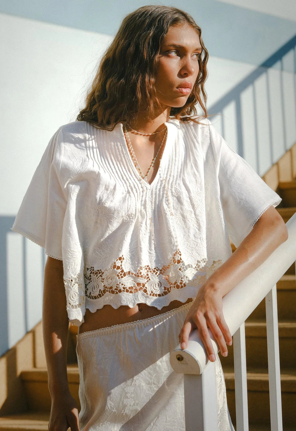 Spell Kala Short Sleeve Blouse - Meadow CollectiveTop