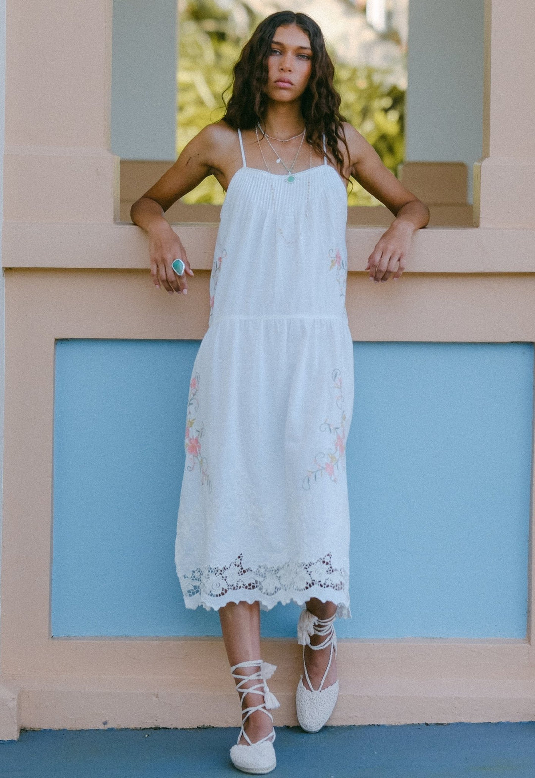 Spell Kala Strappy Sundress - Meadow Collectivemidi dress