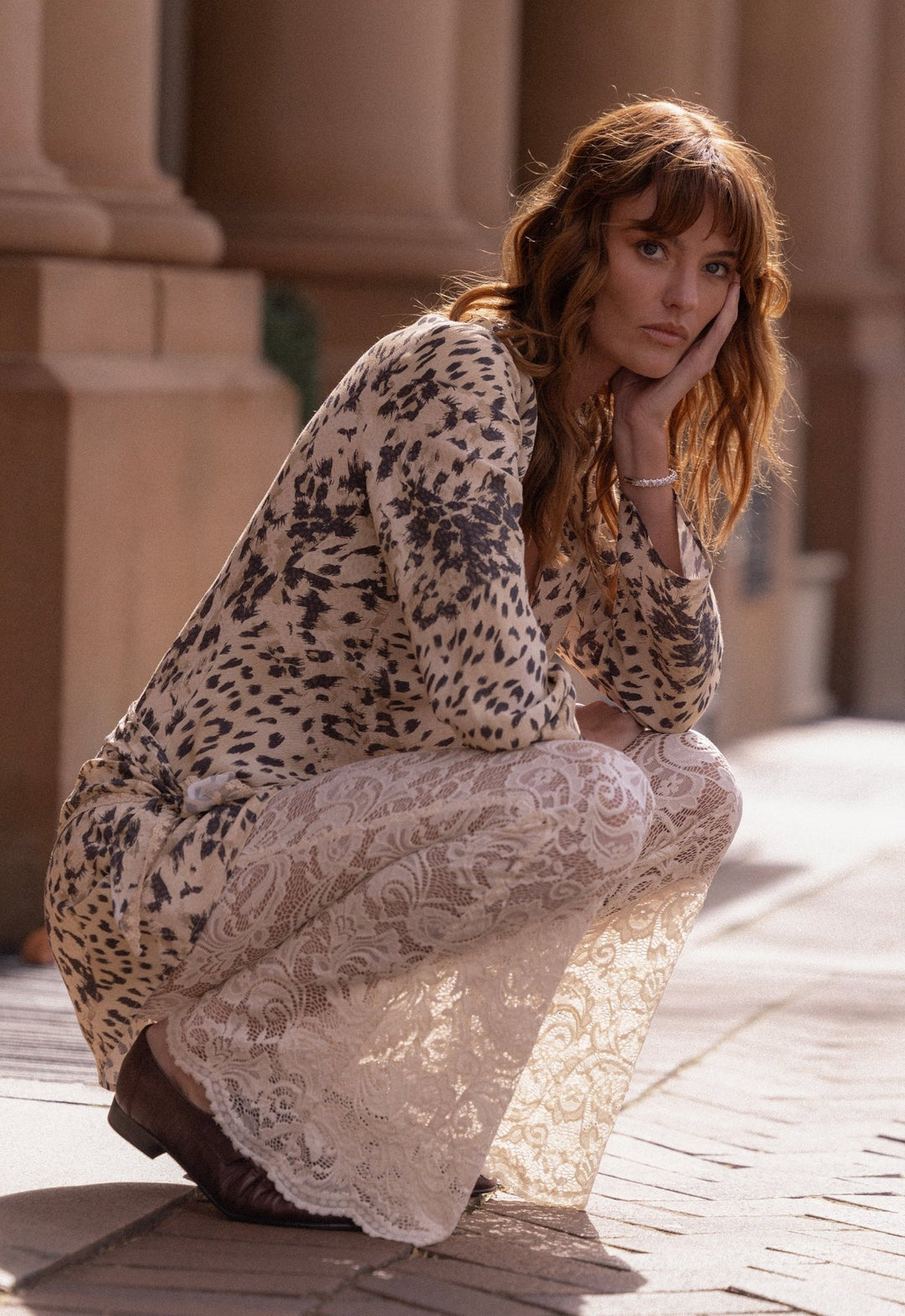 Spell Labyrinth Lace Bells - Cloud Cream - Meadow CollectivePants