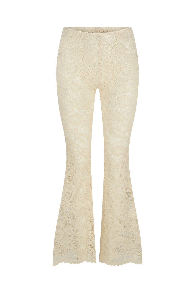 Spell Labyrinth Lace Bells - Cloud Cream - Meadow CollectivePants
