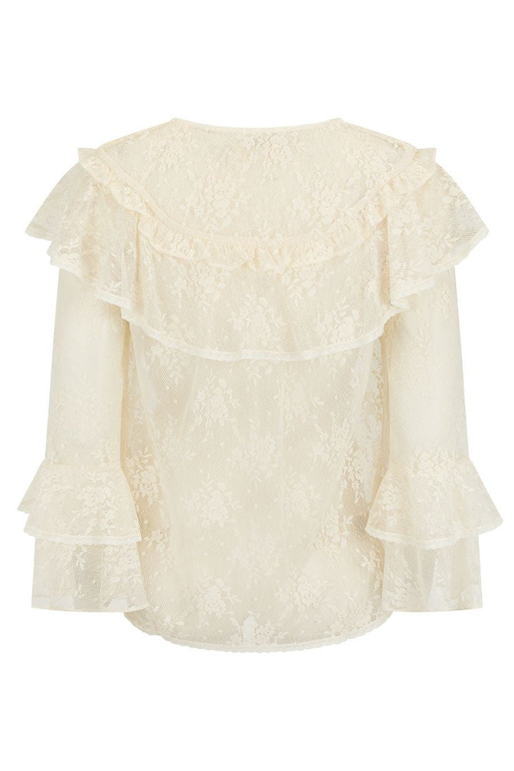 Spell Labyrinth Lace Blouse - Cloud Cream - Meadow Collectiveblouse